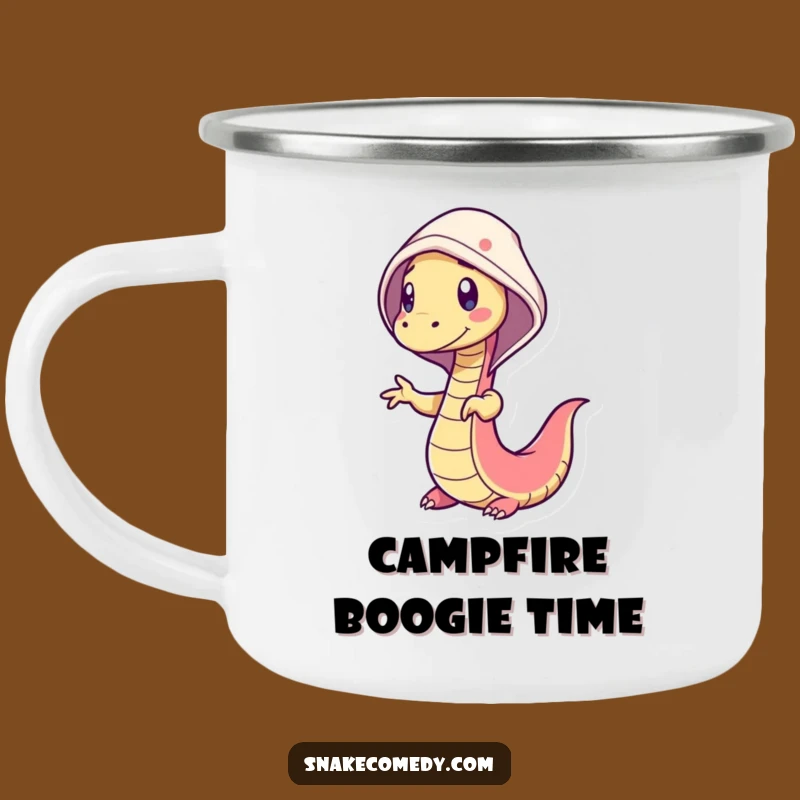 Funny Dancing Snake Camping Mug: Groove Around the Campfire