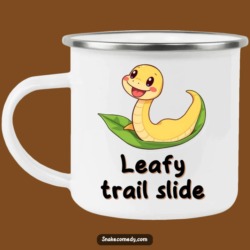 Funny Snake Sliding Camping Mug - Thrilling Outdoor Fun!