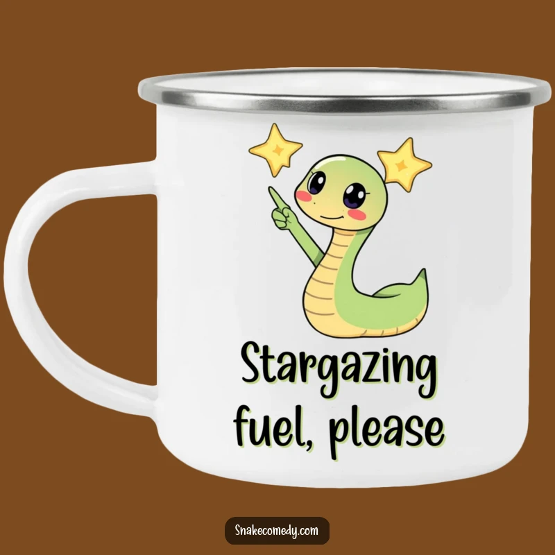 Funny Snake Star Camping Mug: Durable Dreamer Cup, Outdoor Funny Gift