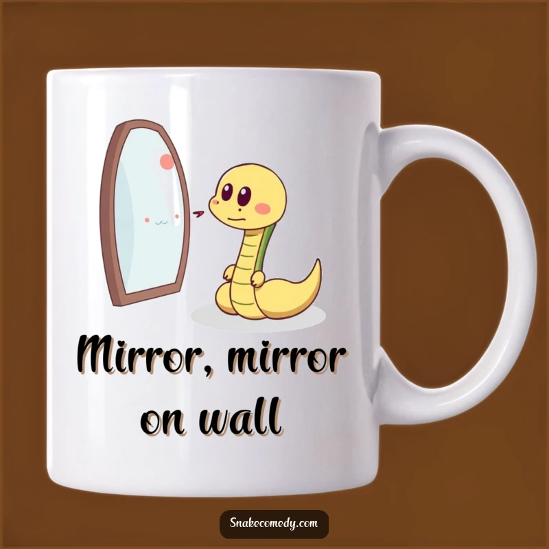 Funny Snake Reflection Mug - Delighted Cartoon Pet Perfect Gift