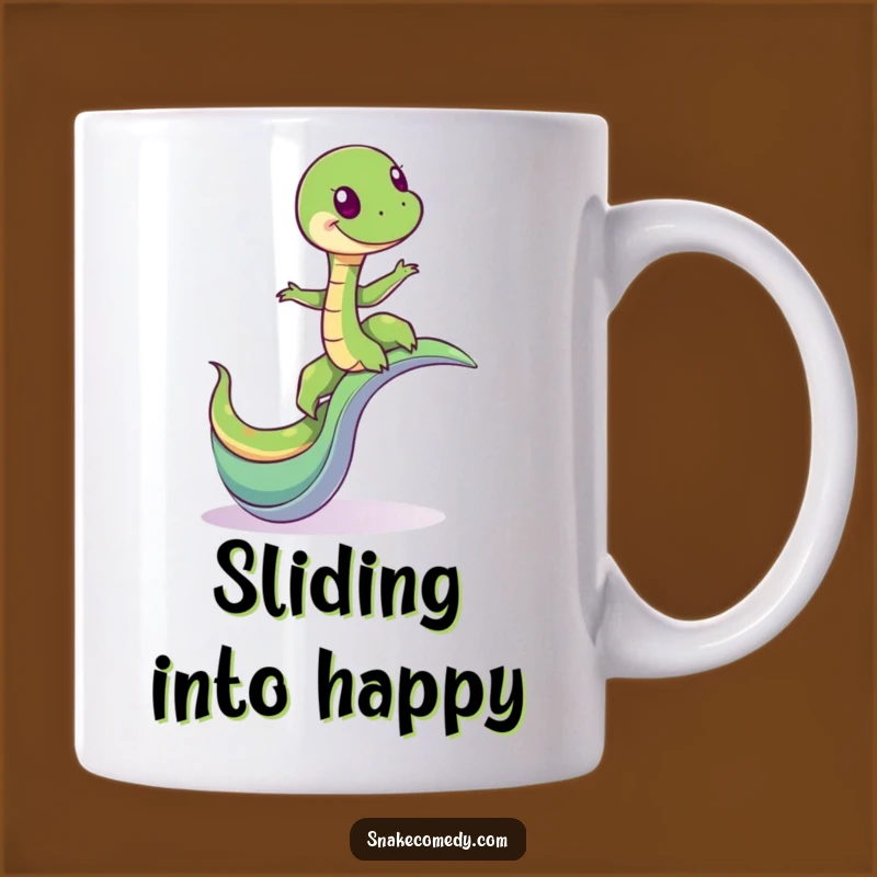 Funny Giddy Snake Slide Mug: Hilarious Adventure Gift for Snake Enthusiasts