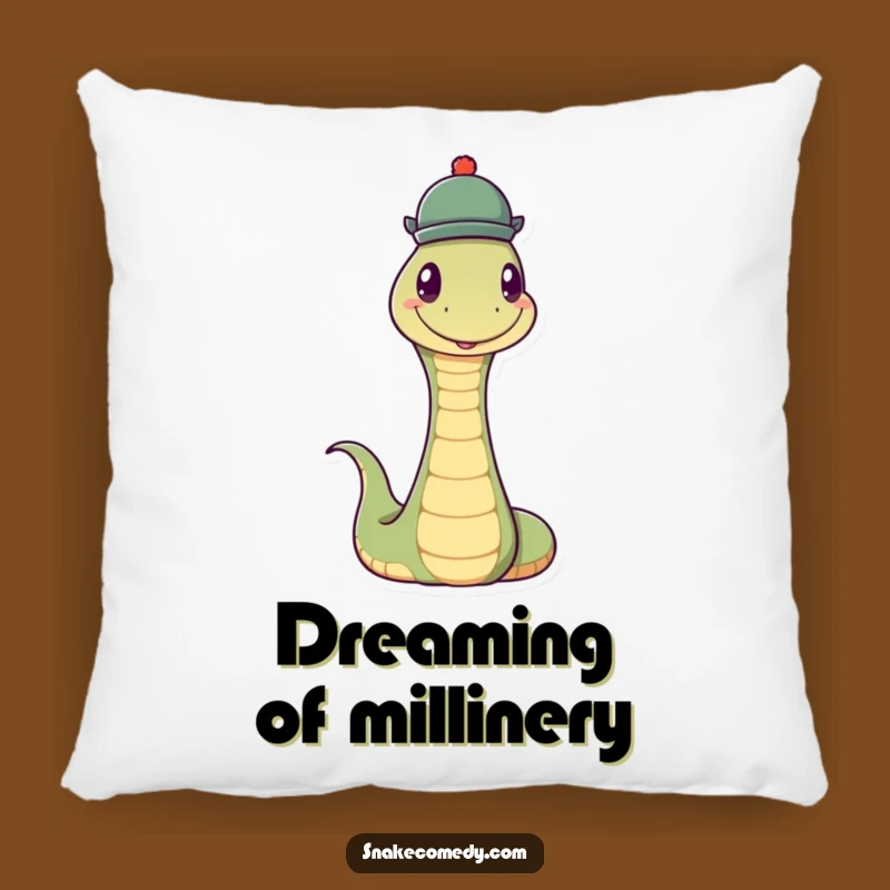 Funny Snake Hat Pillow: Cozy Comfort & Hilarious Home Accent
