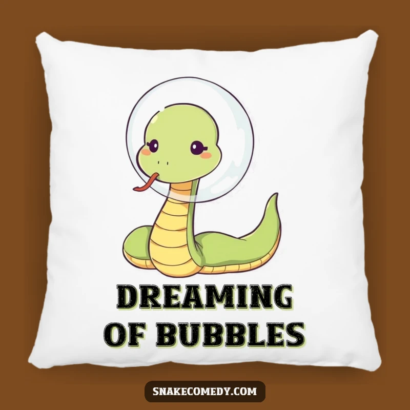 Funny Snake Bubble Blow Pillow - Soft Cartoon Comfort Gift