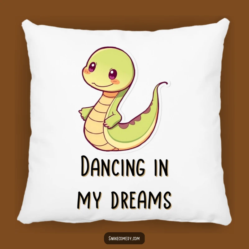 Funny Snake Dancing Pillow - Comfy & Rhythmic Accent