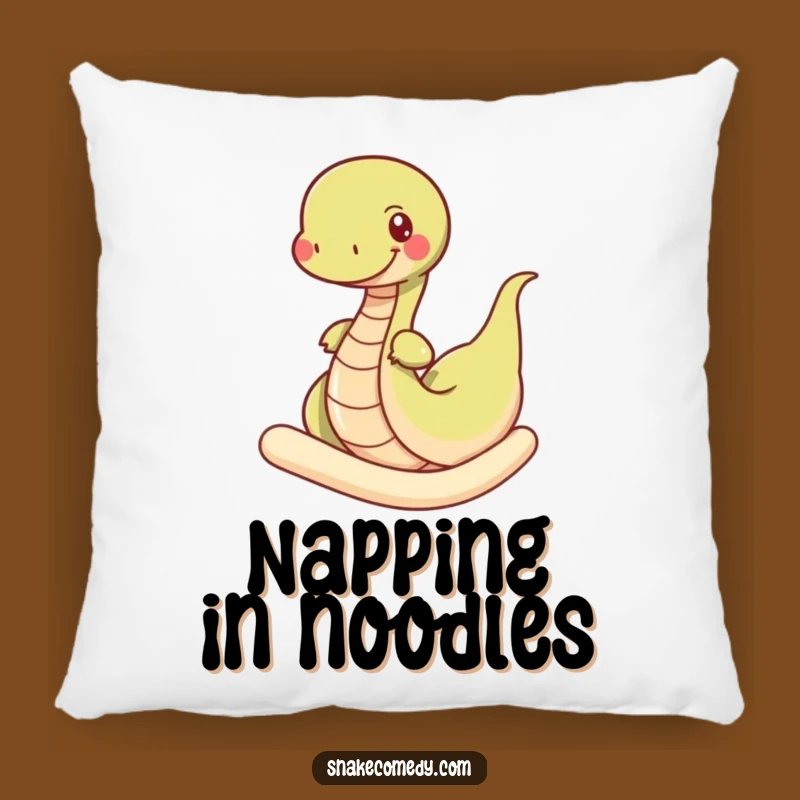 Funny Snake Noodle Pillow: Cuddly Comfort with Reptilian Flair