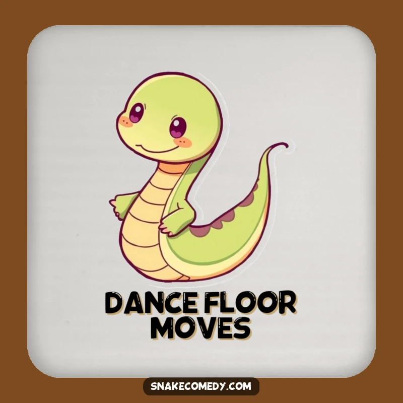 Funny Snake Dancing Coaster - Protect Surfaces with Moves!