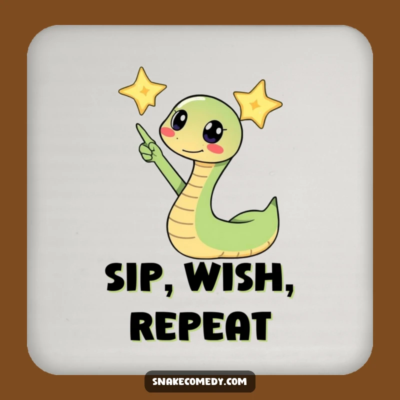 Funny Snake Star Coaster: Protect Surfaces with Celestial Charm, Funny Gift
