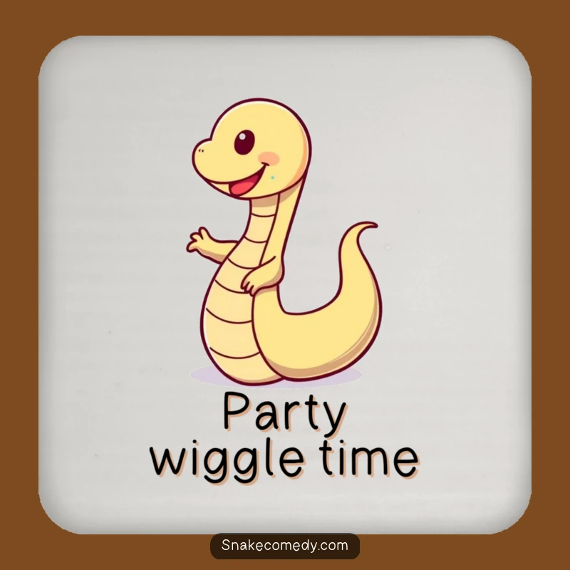 Funny Wobbly Dance Snake Coaster - Protects with Happy Serpent Charm, Gift
