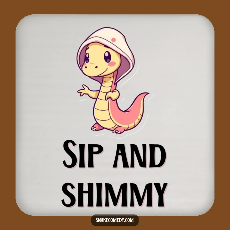 Funny Dancing Snake Coaster: Keep Surfaces Funky