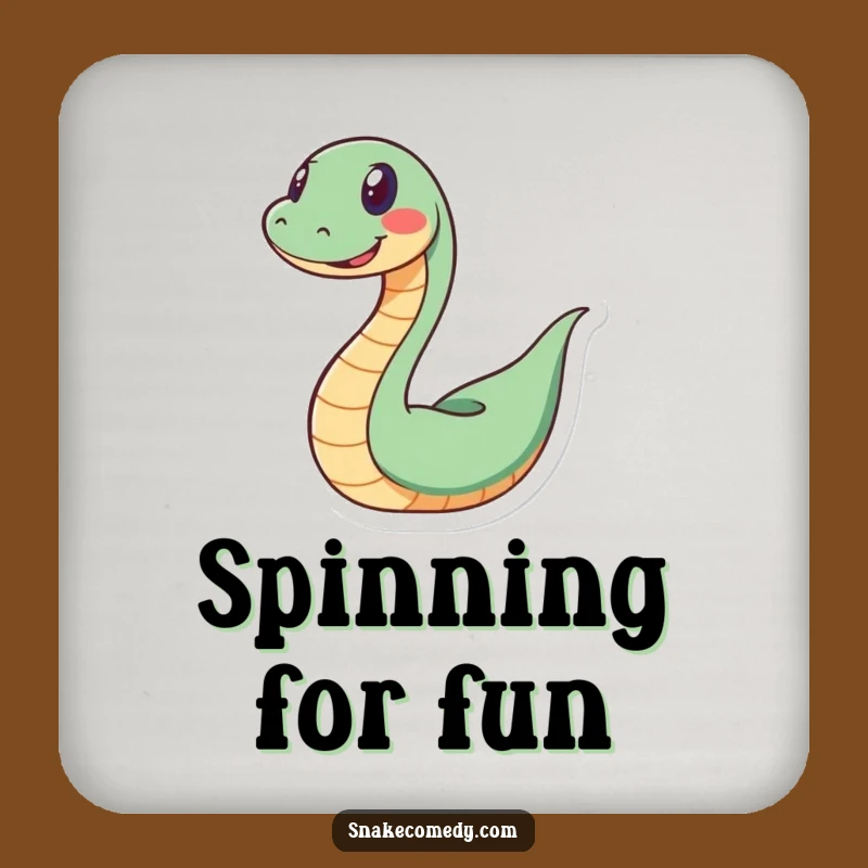 Funny Spiral Snake Coaster Set: Protect Tables with Playful Serpent's Charm