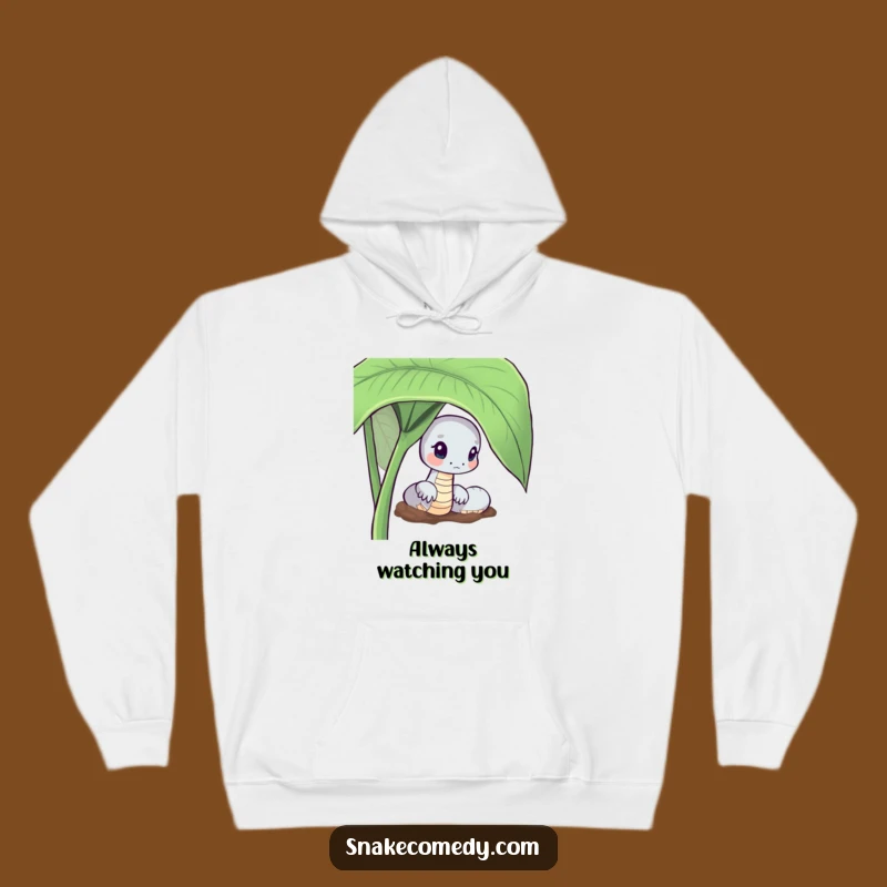 Curious Snake Hoodie: Cozy & Funny Nature-Inspired Peek-a-Boo Gift