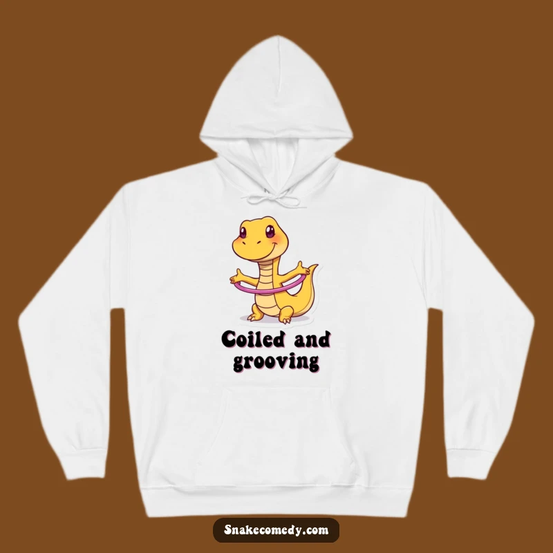 Funny Snake Hula Hoop Hoodie: Cozy & Comical Dancer Sweatshirt Gift