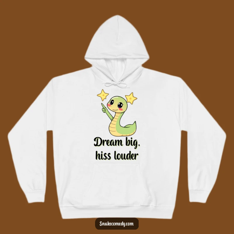 Funny Snake Star Hoodie: Cozy Serpent Dreamer, Warm Funny Gift
