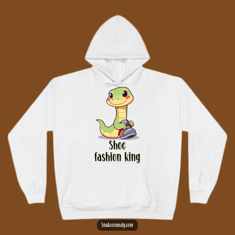 Funny Happy Snake Hoodie: Cozy Playful Reptile Wear, Ideal Funny Gift