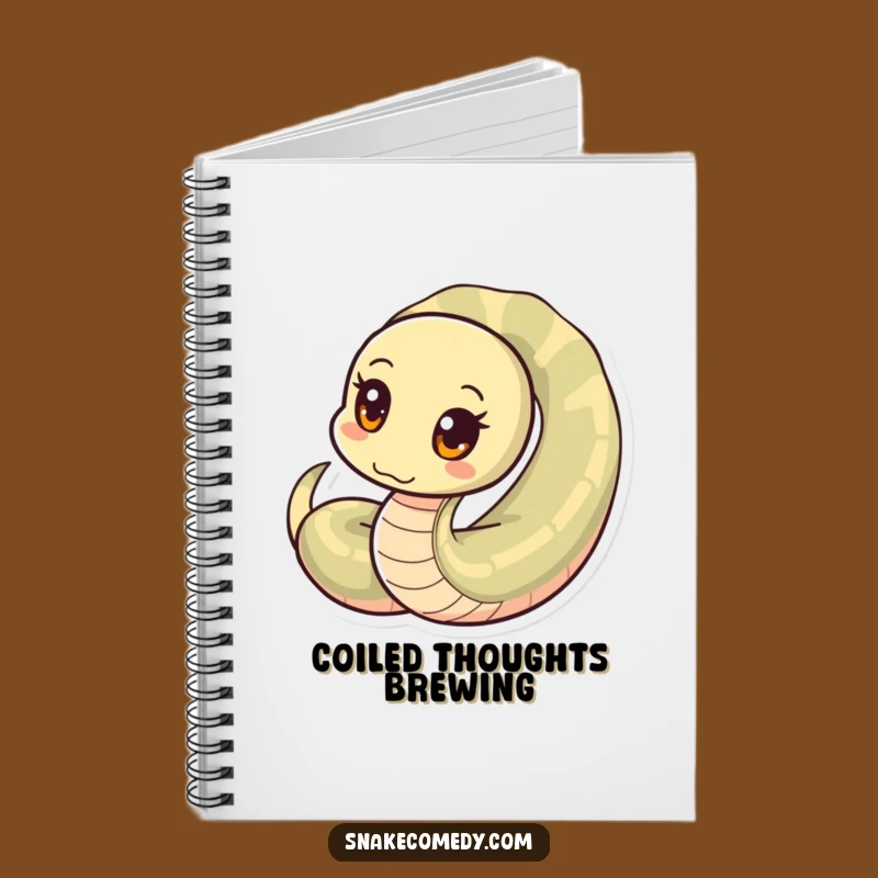 Funny Snake Coil Notebook: Jot Down Ideas with Curious Flair!