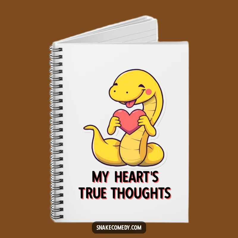 Funny Snake Love Notebook: Jot Down Hearts with this Cute Serpent Journal