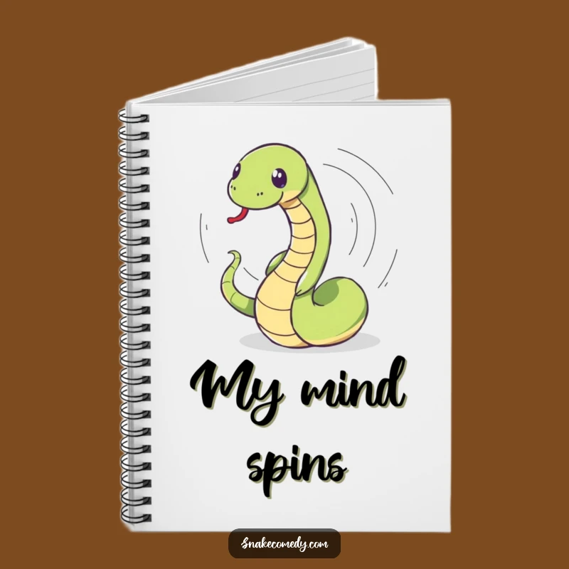 Funny Snake Spin Notebook: Jot Down Ideas in a Whirling Frenzy