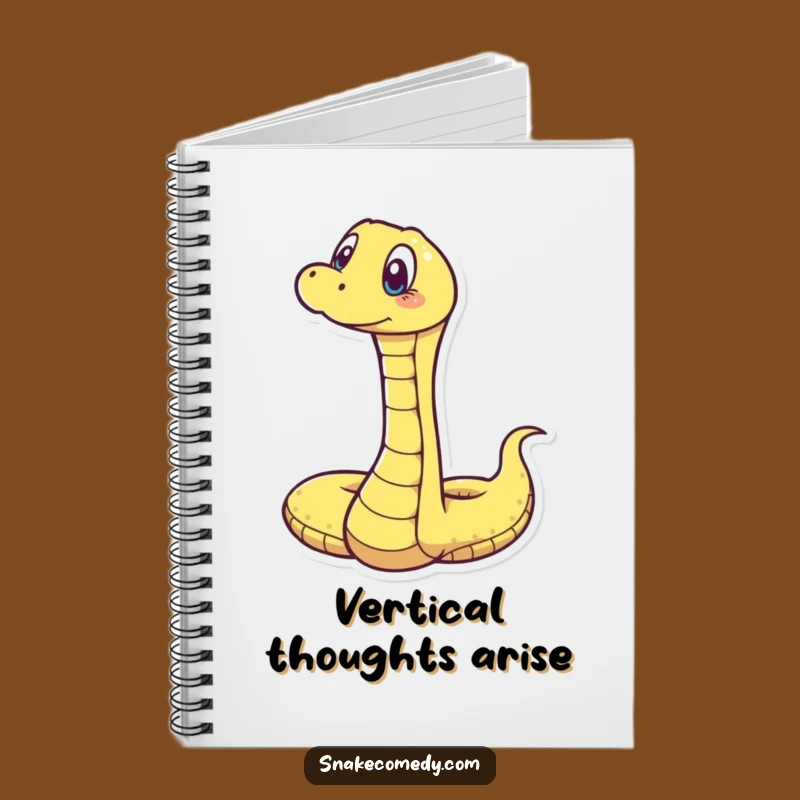 Funny Surprised Snake Notebook: Stretched Reptile Journal, Perfect Funny Gift