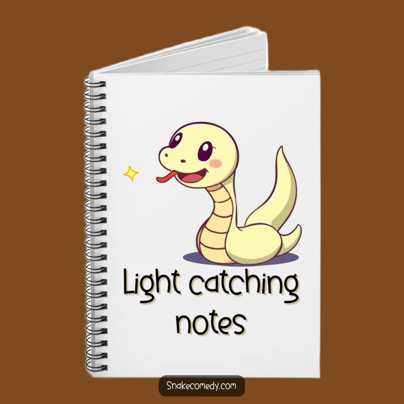 Funny Snake Light Chase Notebook: Capture Ideas with Exciting Humor!