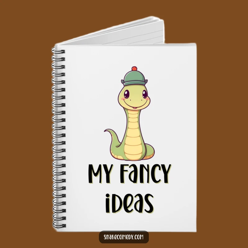 Funny Snake Hat Notebook: Jot Down Ideas with Dapper Flair