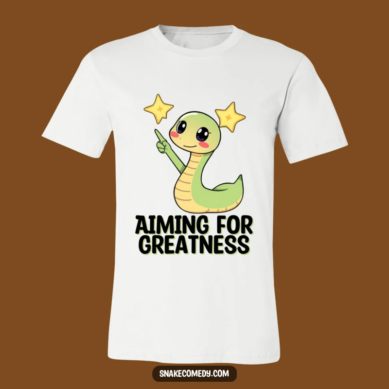 Funny Snake Star Pointer T-Shirt: Dreamy Serpent Tee, Inspirational Funny Gift