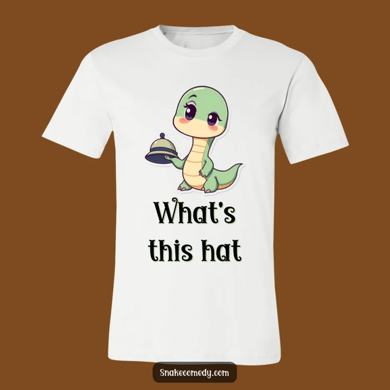 Funny Surprised Snake T-Shirt: Raised Eyebrow Tee, Humorous Gift