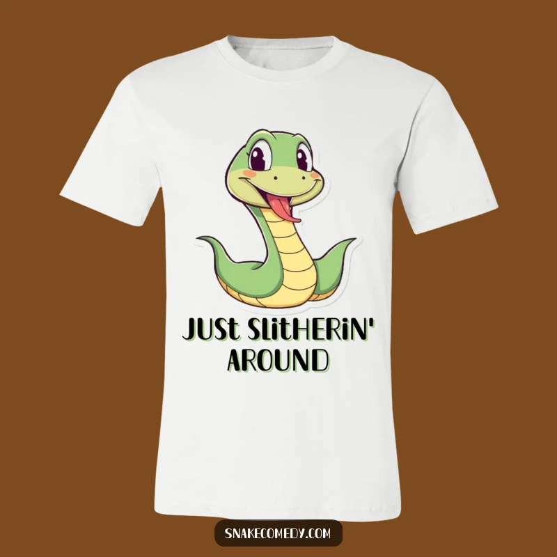 Funny Snake Wiggle T-Shirt: Hilarious Reptile Tongue Out Tee