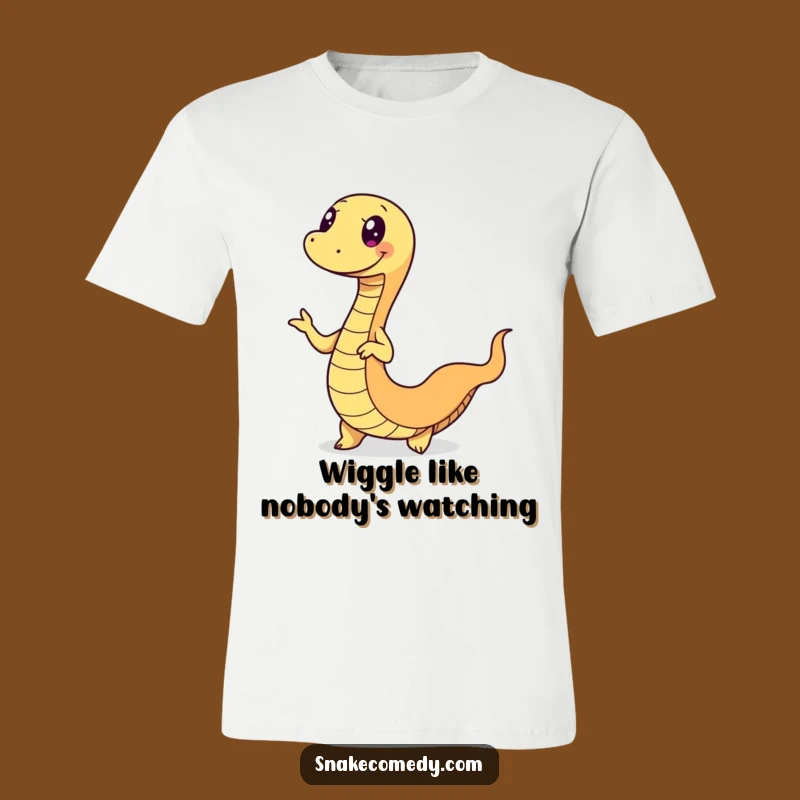 Funny Wiggle Snake T-Shirt: Show Off Your Moves with This Dancing Serpent Tee
